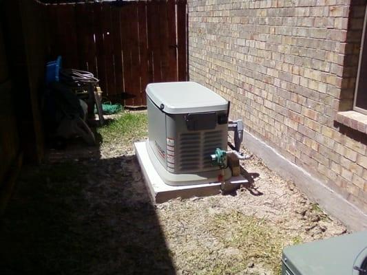 Mission Residential Generator installation