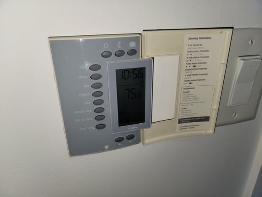 Thermostats can be working one day and the next day not. A qualified contractor should be hired to replace them.