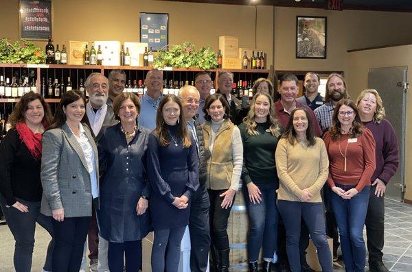 Some of finest winemakers and owners in Napa here for our Open House!