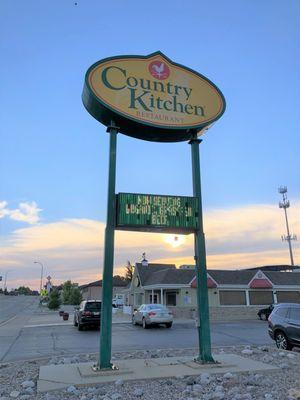 Country Kitchen - located in small town Dickinson, North Dakota.