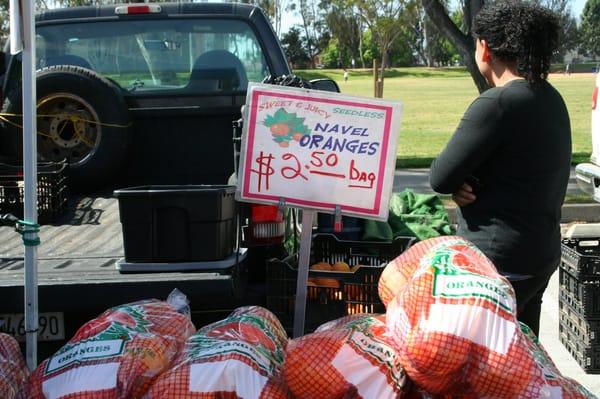 Excellent sweet and delicious oranges @ a great price too.