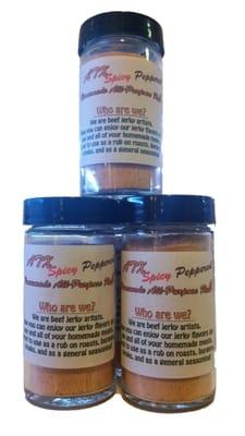 Our Spicy Peppered Seasoning Rub - Great for burgers, steaks, ribs, roasts, etc.