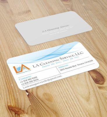 LA Cleaning Service LLC, and We pride ourselves on reliability, great communication, integrity, and quality work.