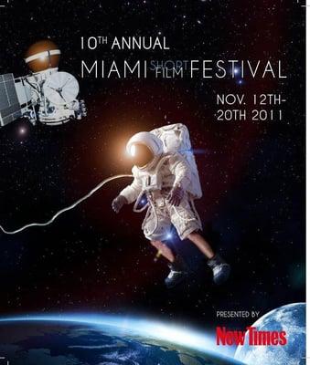 Poster from the 10th annual Miami shorts Film Festival