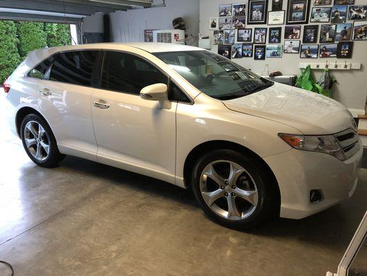 This Toyota Venza got our Showroom Detail which now includes ceramic coating!