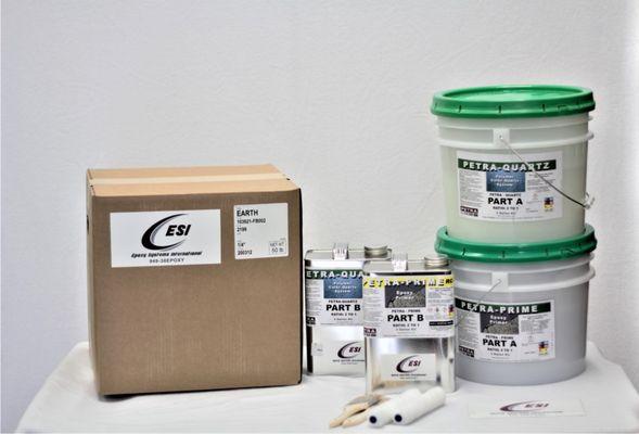 2 Car Garage Epoxy Flooring Kit