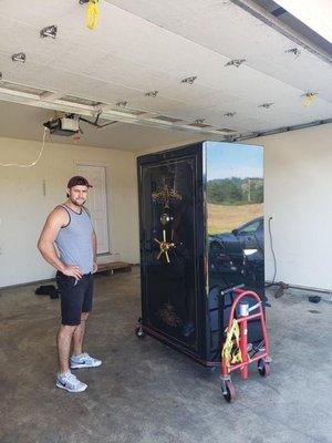 Got a heavy safe? Call Rainbow Movers!