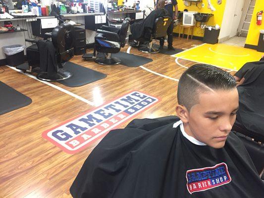 Kids Style cut with part