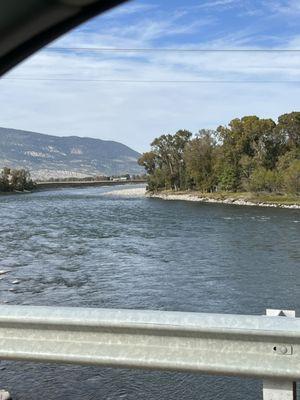 Yellowstone flowing past KOA