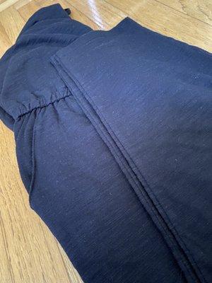 Altered Pant Seams