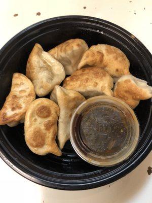 Fried pork dumplings