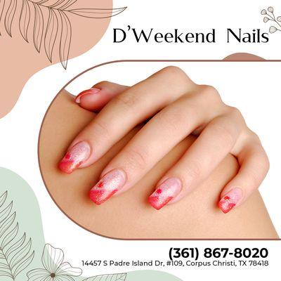 Are your nails feeling stale? 
We provides fresh and unique nail designs and colours to suit your personality. 
Book your appointm