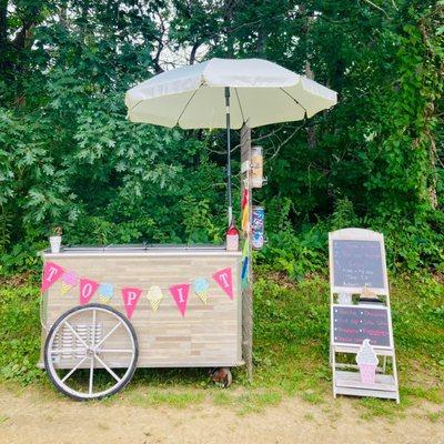 Mobile Ice Cream Cart is available for public and private events!