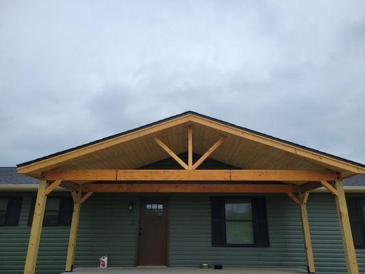 Front patio cover.