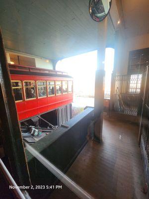 Incline ride in Pittsburgh.