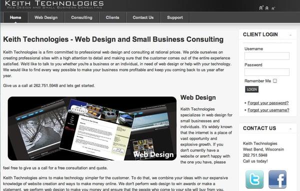 keithtechnologies.com designed by Keith Technologies