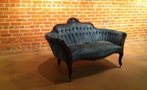 Love this chesterfield. AKA sofa.