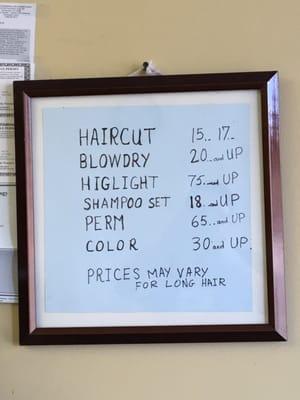 Prices