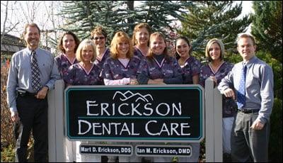 Erickson Dental Care Sign