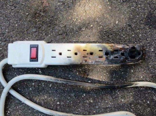 Power strips are bad news