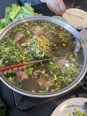 Chicken hot pot