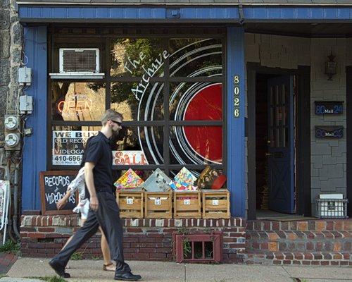 The Archive Records in old town Ellicott City, Maryland