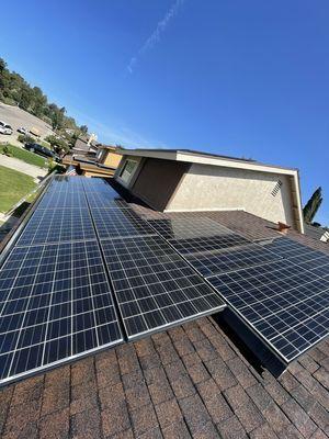 Having your solar panels cleaned increases it's efficiency by up to 30%.