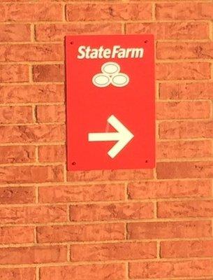 Look for our directional sign on the West side of the building front.