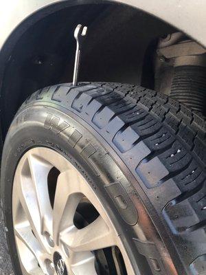 Tire needed replaced