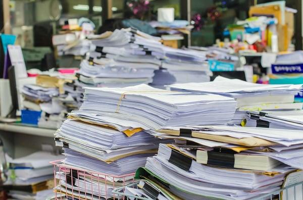 We can shred hundreds of pounds of paperwork in minutes.