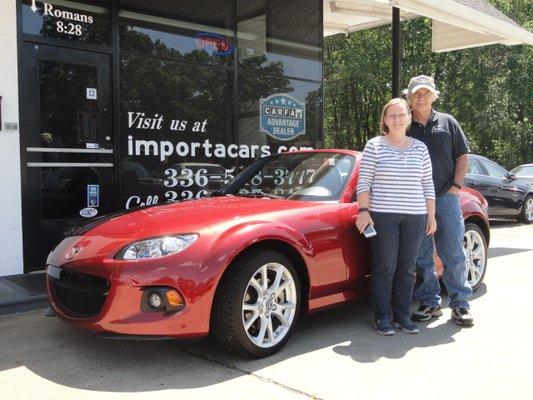 Thank you! Enjoy your new Miata!