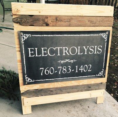 New sign outside the Hair Studio