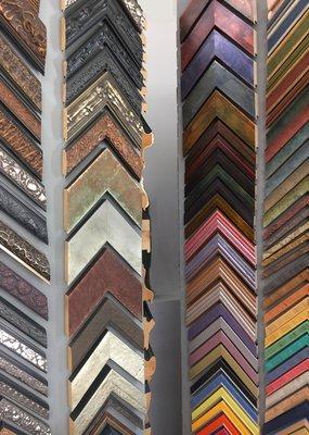 We have thousands of frame samples to choose from.