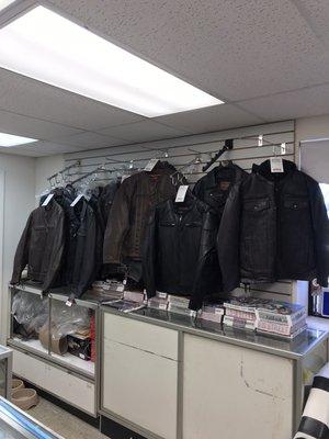 Most jackets in stock are closeouts that are highly discounted