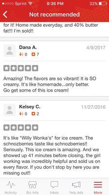 It sure would be great if Yelp showed all the reviews. Thank you everyone for all the kind words!