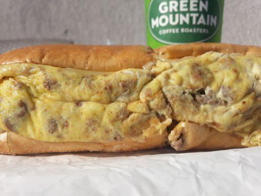 Steak Egg and Cheese