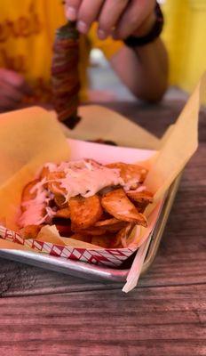 Queso Loco Fries to die for