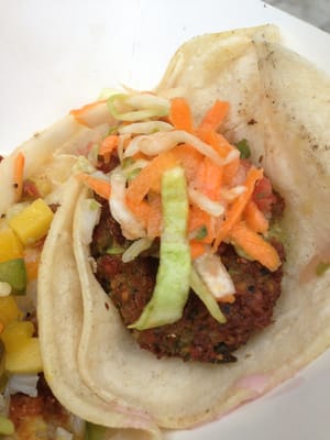 Falafel taco.