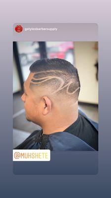 Design mid skin fade