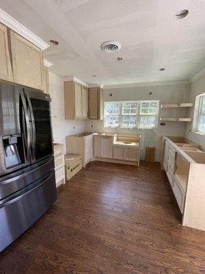 Small kitchen remodel in Houston.