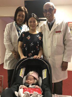 Dr. Chen called my daughter a lucky baby