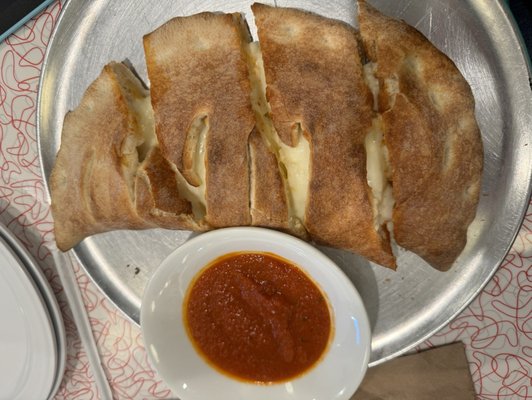 Four cheese calzone