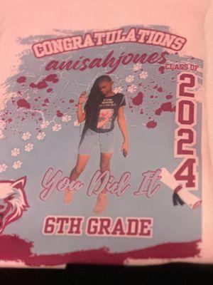 6 grade promotion T-shirts!