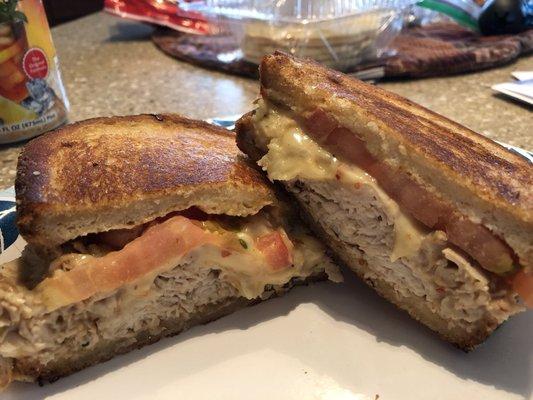 Southwestern turkey melt