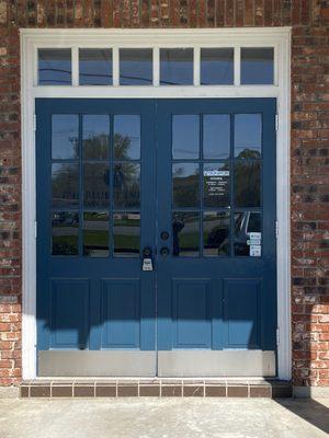 Front door to The Bluest Ink LLC