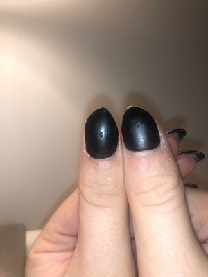 Uneven nails