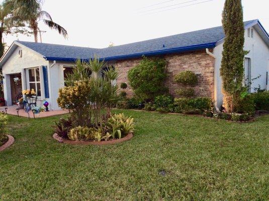 Superman said he wanted a Blue Roof and he got a gorgeous one!  Greenacres, FL