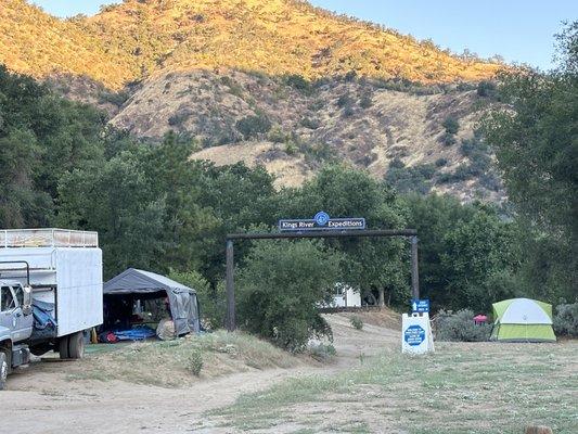 Entrance to the campground