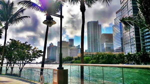 Brickell view from pool deck.