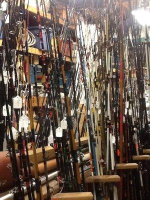 Just some of the rods for sale